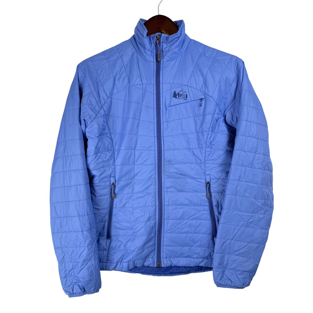 REI Co-op Revelcloud II Puffer Jacket S Blue Quilted Gorpcore Hiking Outdoor